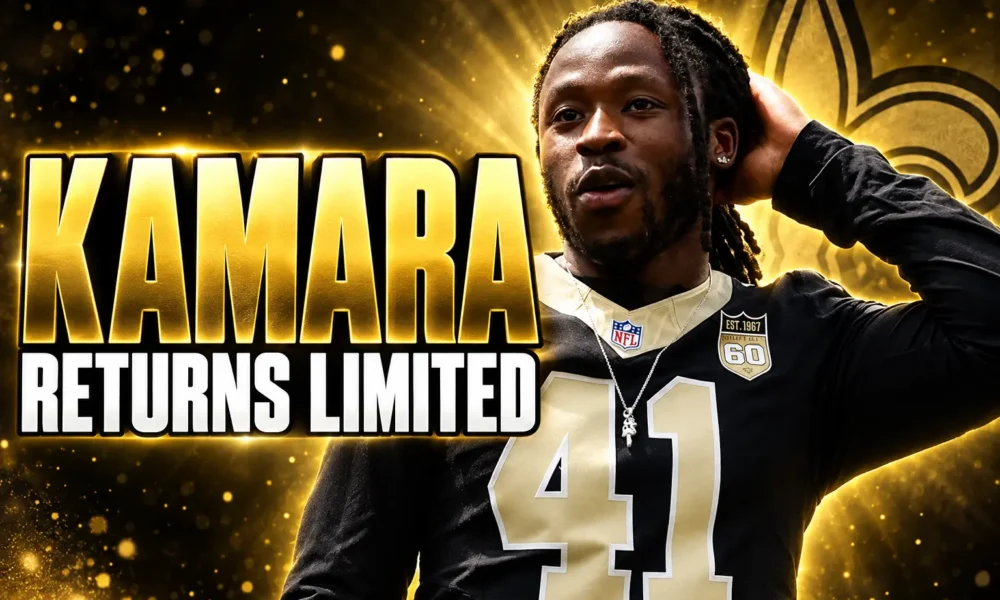 Saints injury report Jordan out Kamara limited