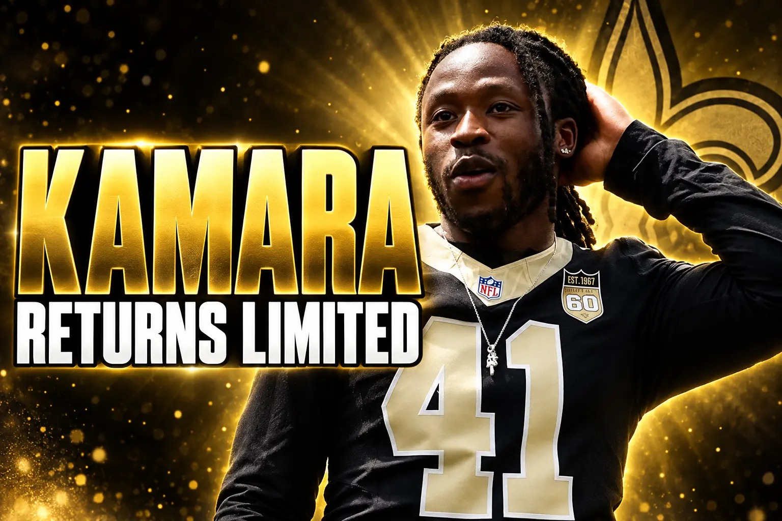 Saints injury report Jordan out Kamara limited