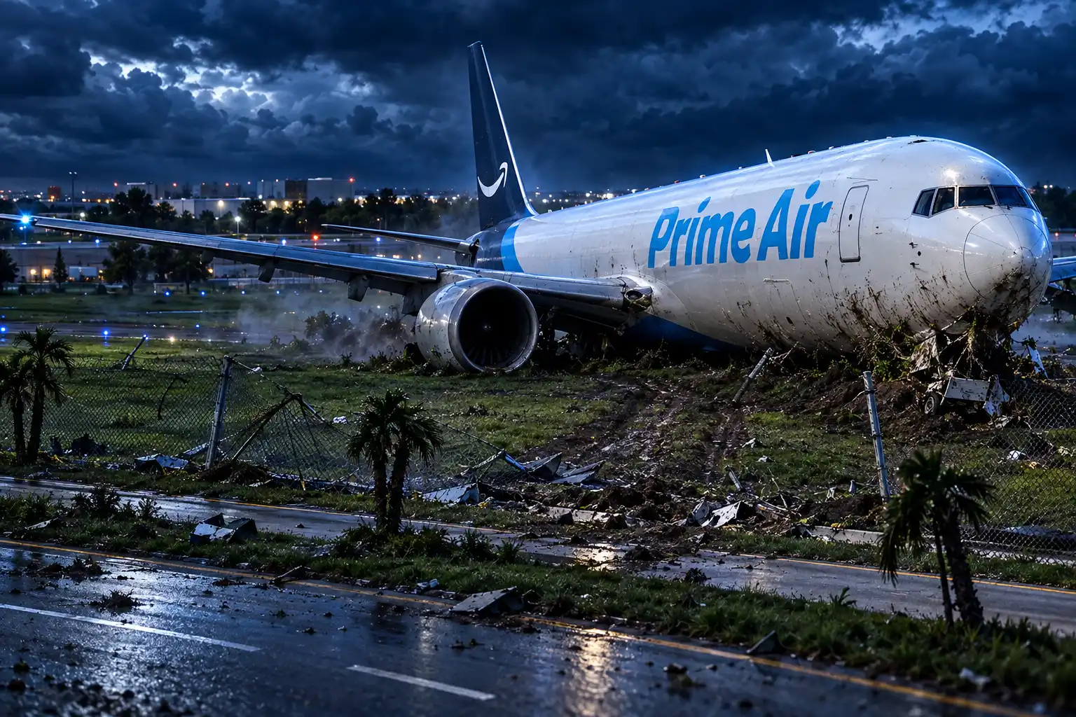 widow sues Amazon Prime Air 767 Miami crash